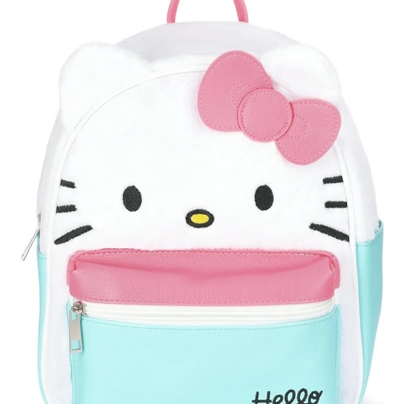 Hello Kitty Handbags - Hello Kitty White and Pink Backpack